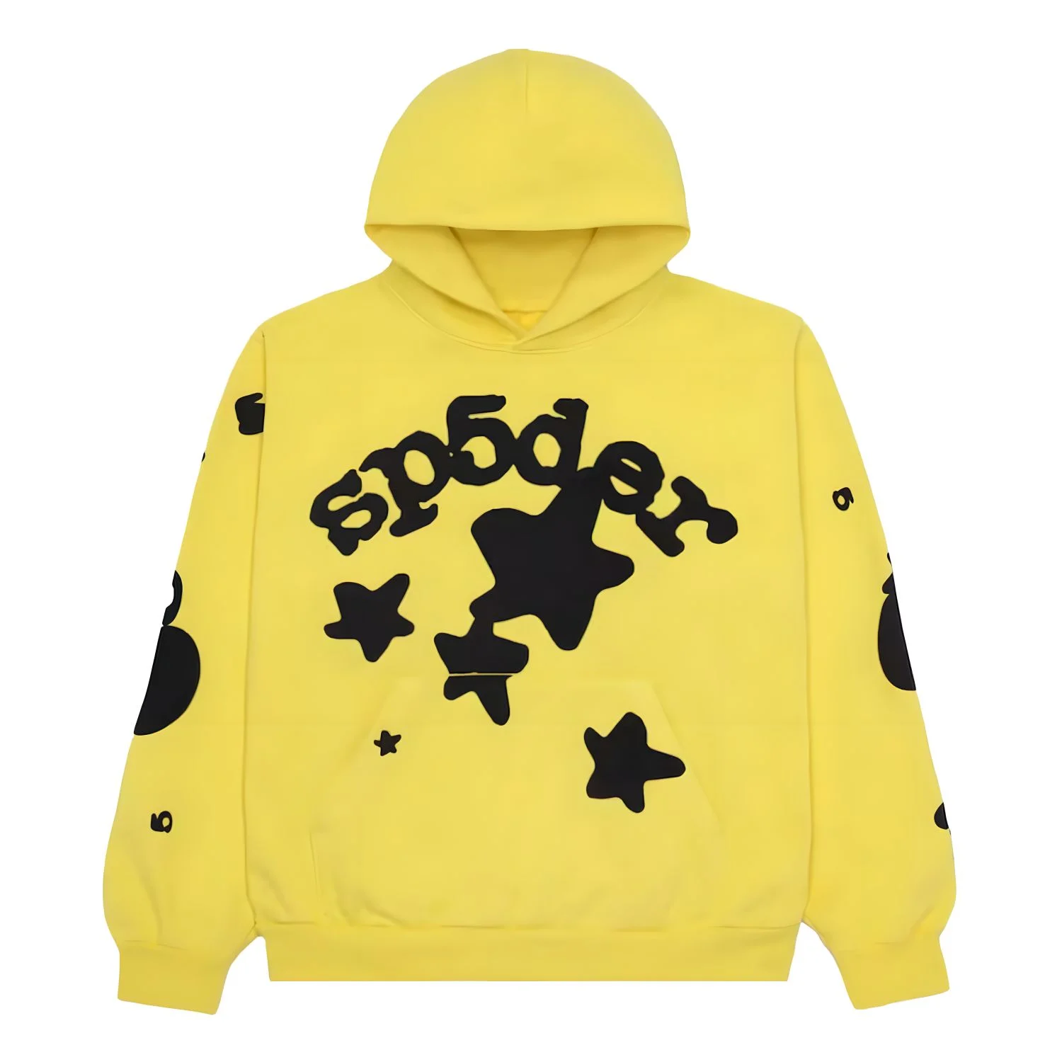 black and yellow spider hoodie