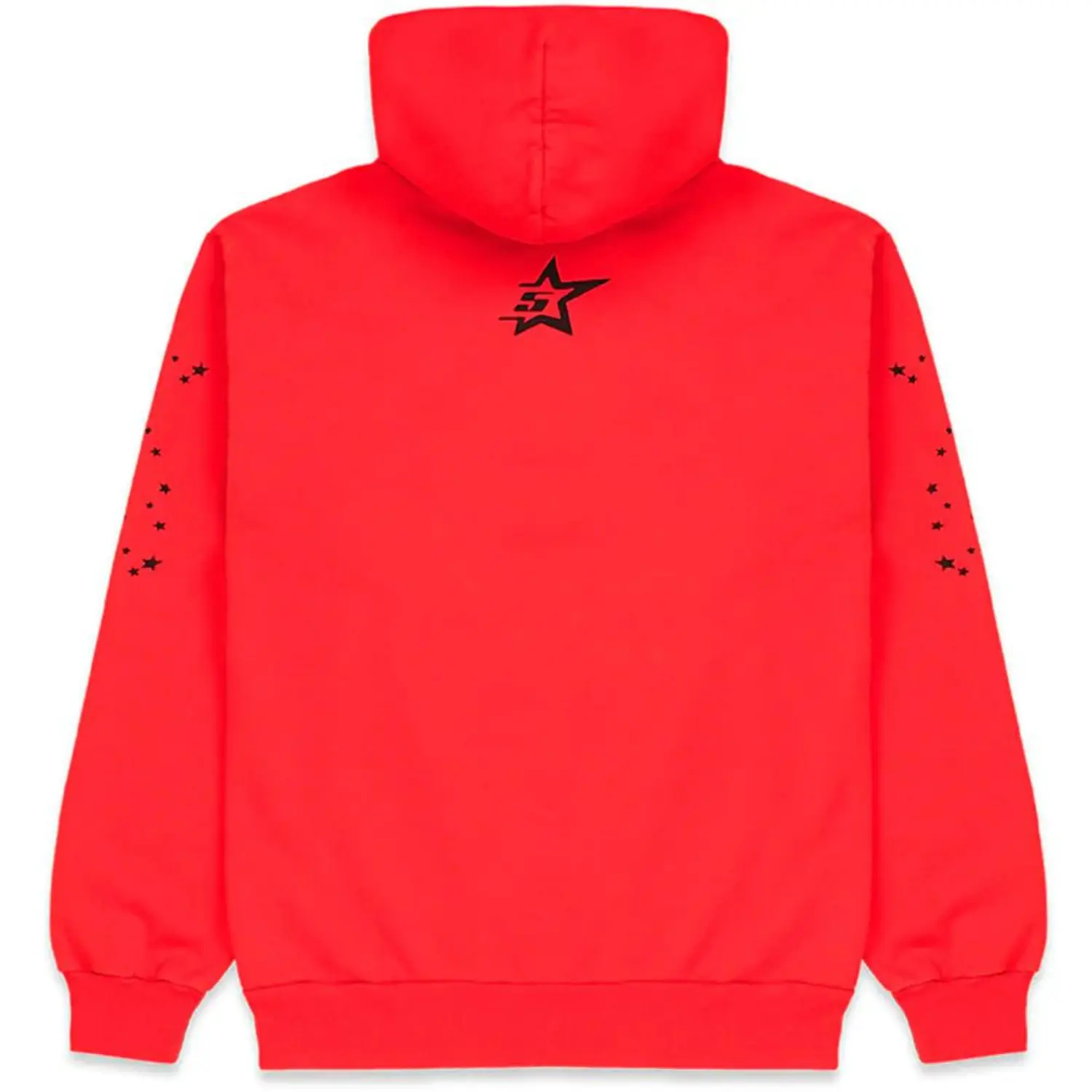 red and yellow spider hoodie